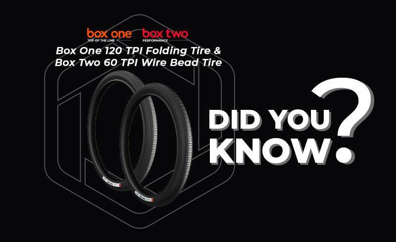 Box One™ & Box Two™ BMX Tires — Features, Differences, and Performance