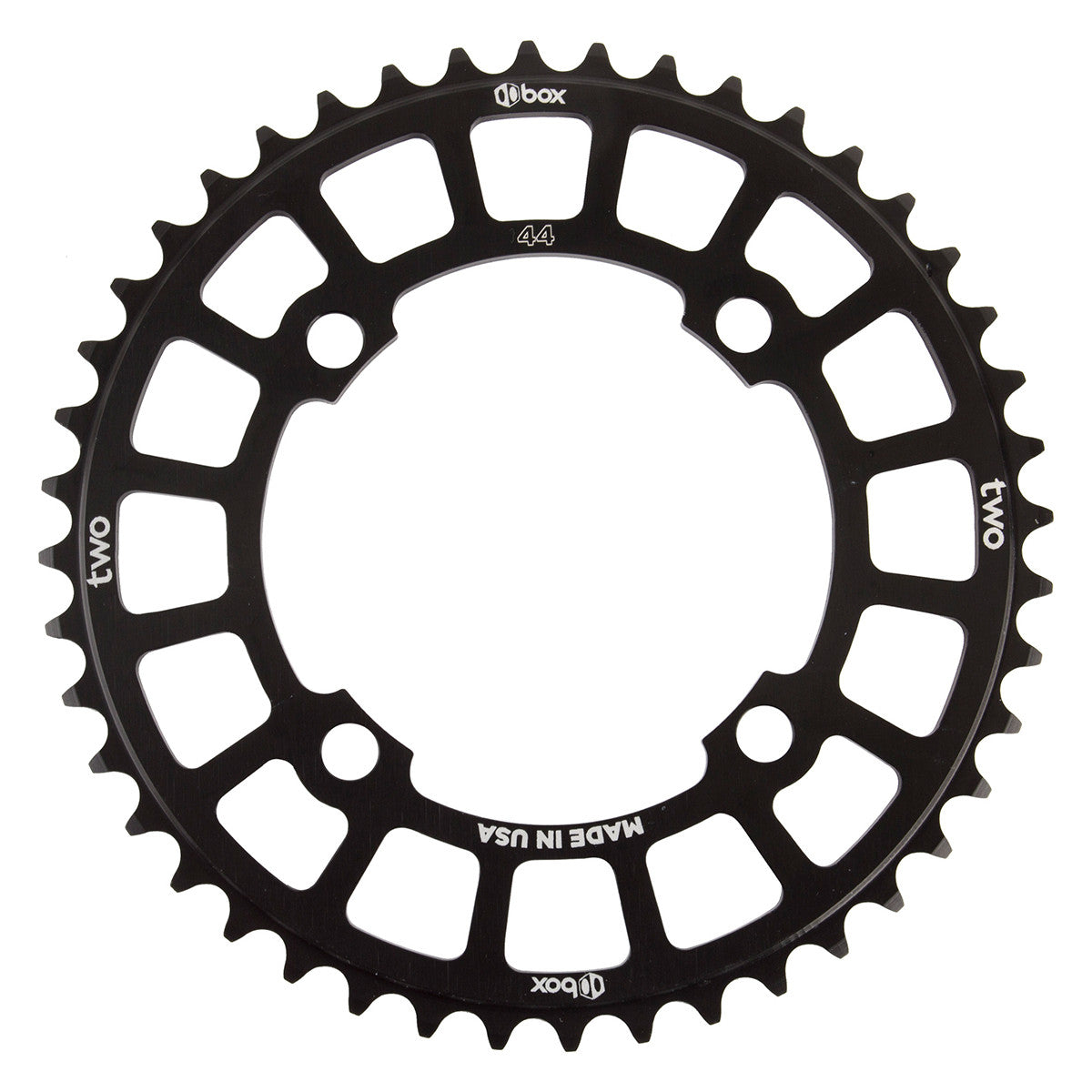 ☆nff☆ star two track ringblack nff98 Box Two Chainring