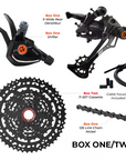 Box One/Two P9 X-Wide Multi Shift Groepset