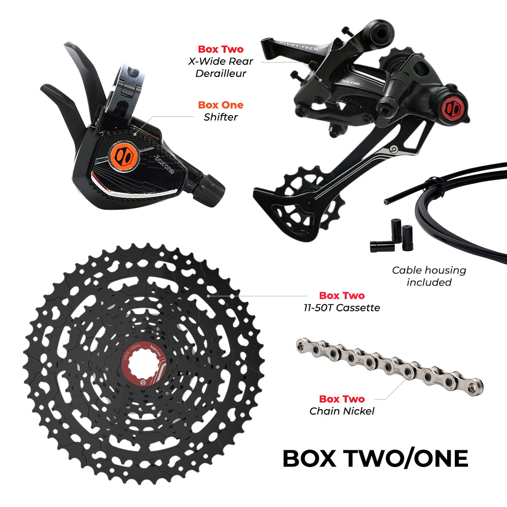 Box One/Two or Two/One Prime 9 X-Wide Groupset