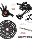 Box One/Two P9 X-Wide Multi Shift Groepset