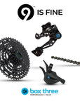 Box Three P9 Wide Single Shift E-Bike Groepset