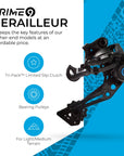 Box Three P9 X-Wide Single Shift E-Bike Groepset