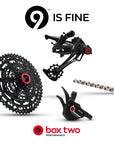 Box Two P9 X-Wide Single Shift E-Bike Groupset