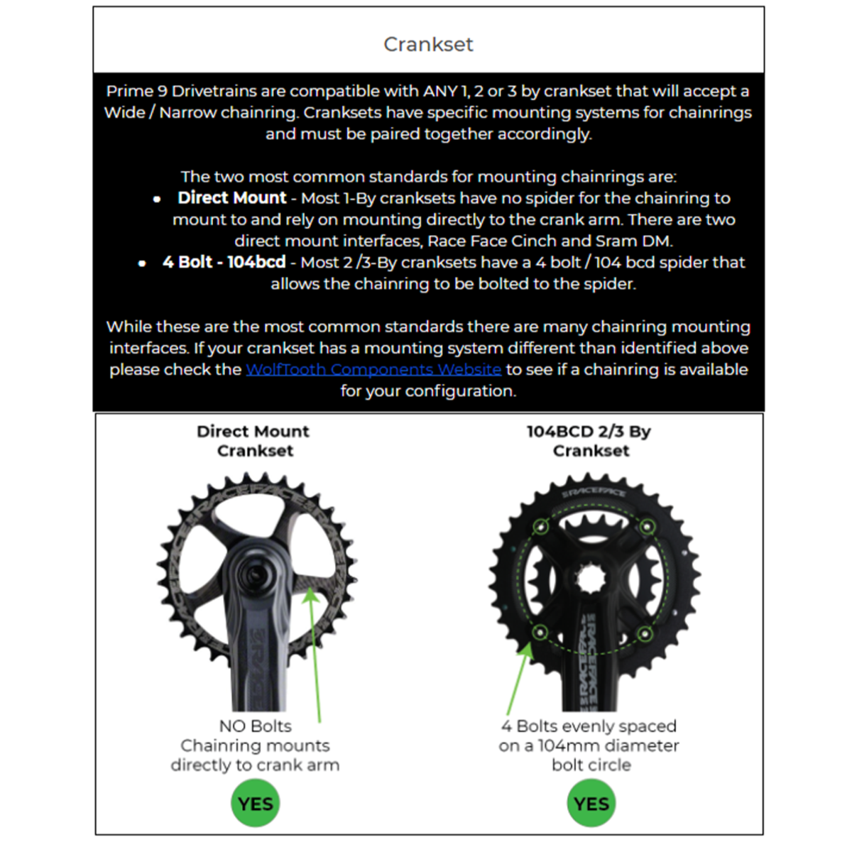 Wolf Tooth 104 BCD Chainrings - boxcomponents