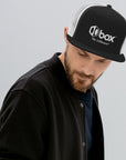 Box One Black & White Trucker Cap