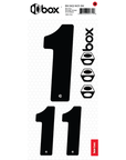 Box Two Number Sticker Kit