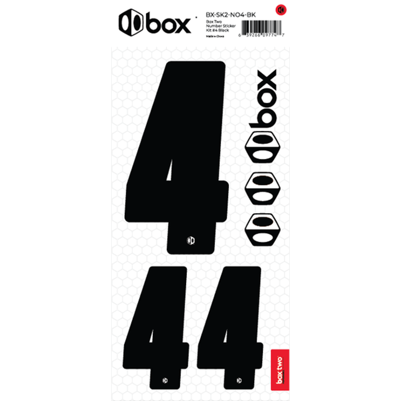 Box Two Number Sticker Kit