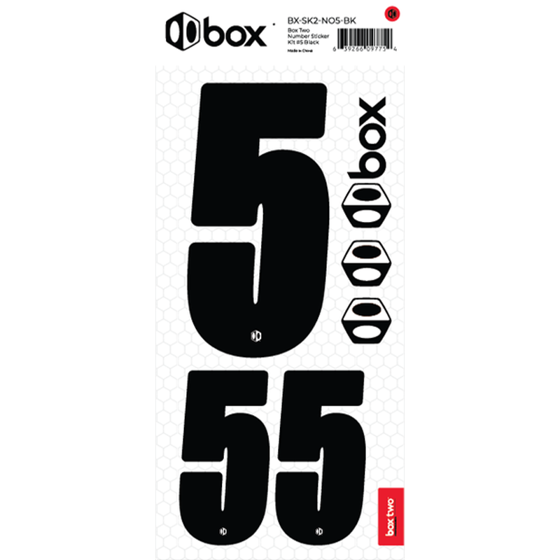 Box Two Number Sticker Kit