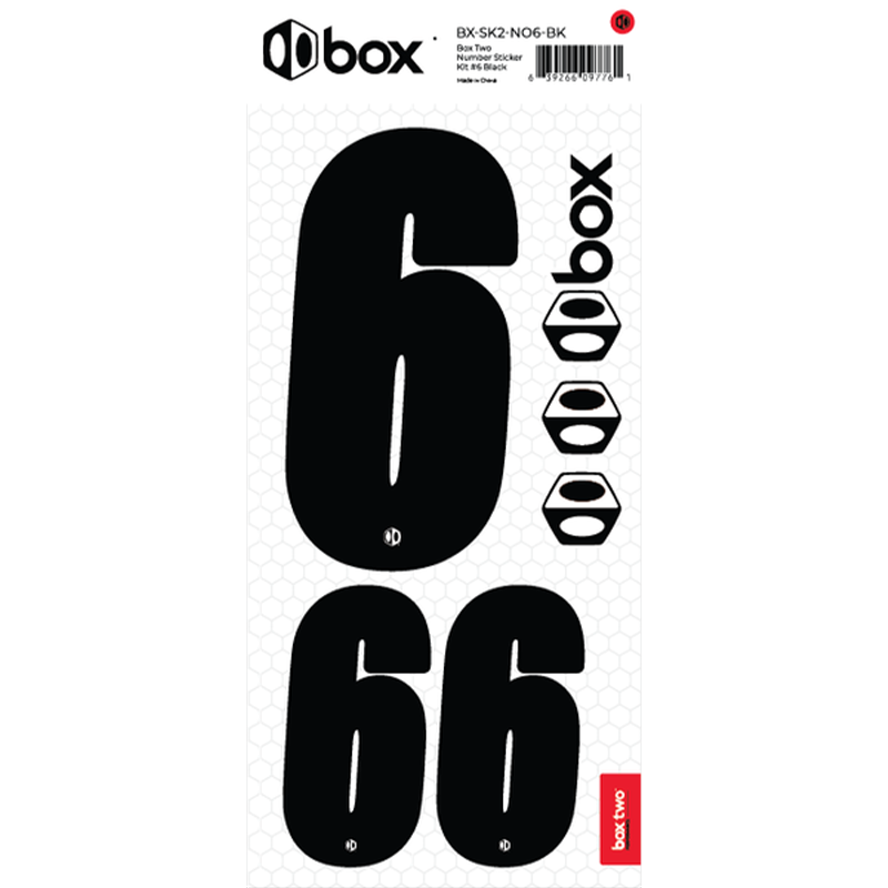 Box Two Number Sticker Kit