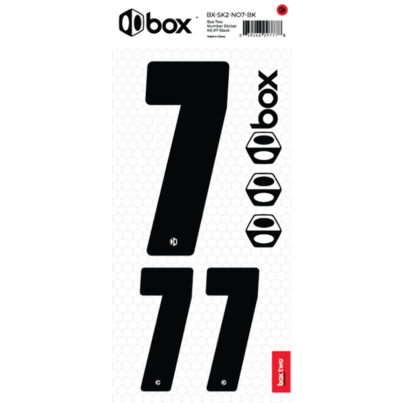 Box Two Number Sticker Kit