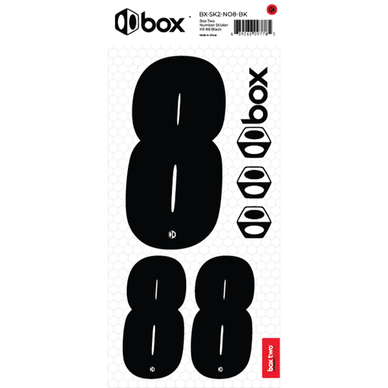 Box Two Number Sticker Kit