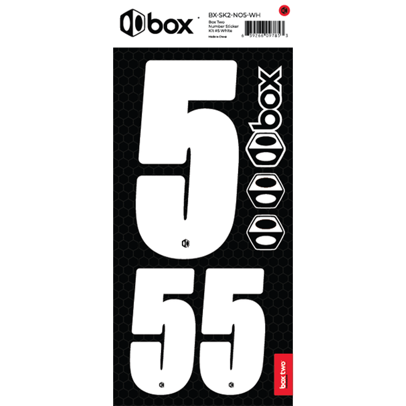 Box Two Number Sticker Kit