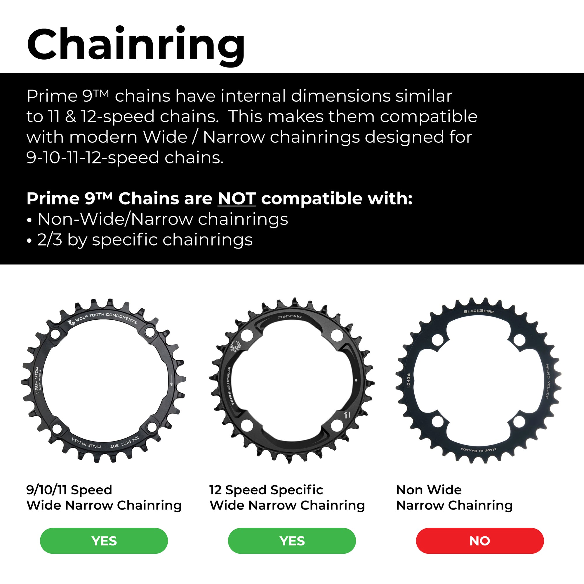 Box Three Prime 9 X-Wide Single Shift E-Bike Groupset - Box®